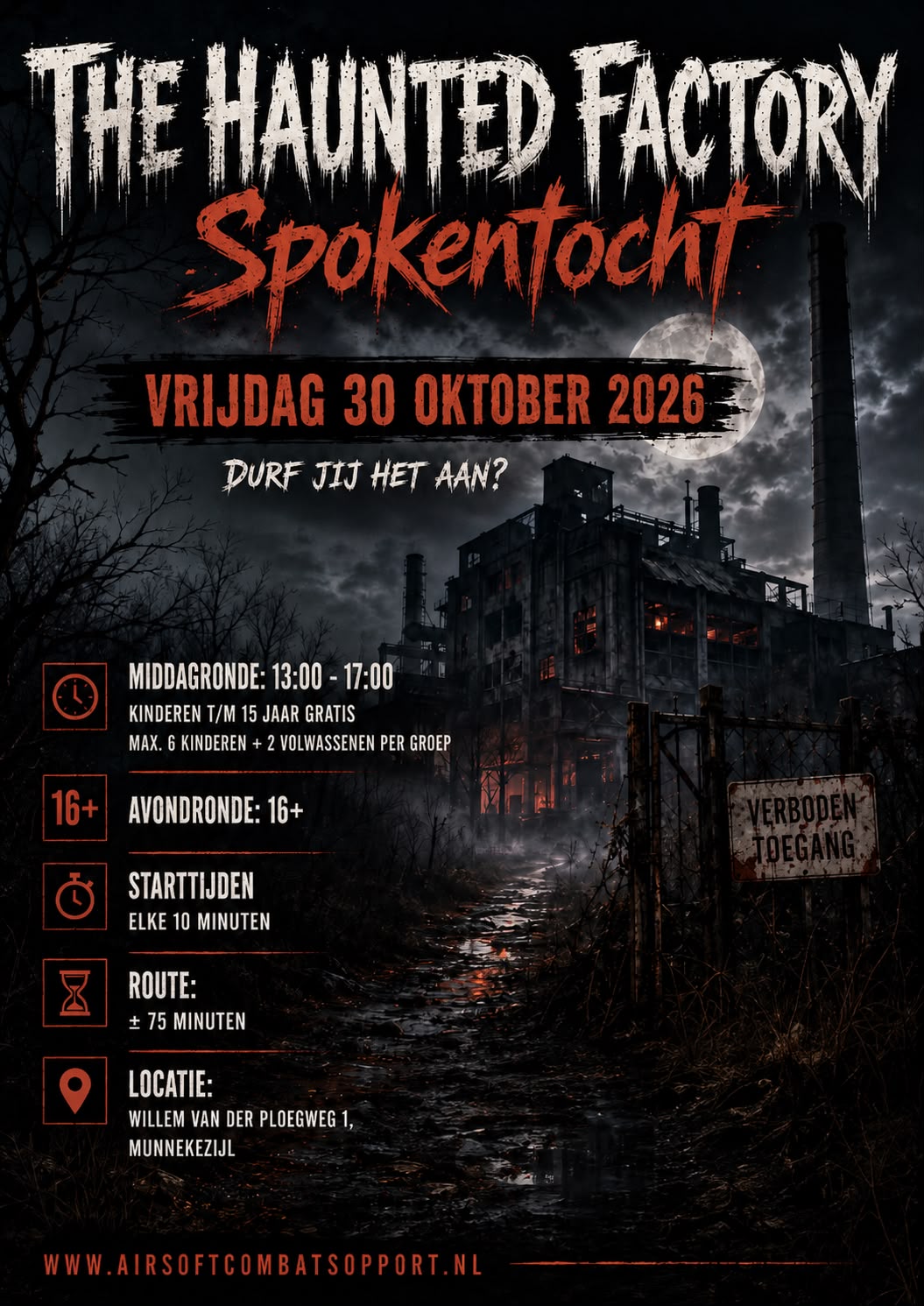 Spokentocht poster